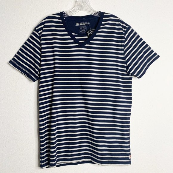Lucky Brand Other - Lucky Brand V-Neck Striped Short Sleeve Shirt New
